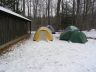 Winter Camping at Webster Park